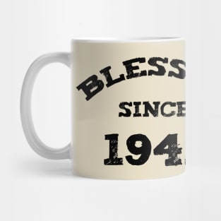 Blessed Since 1942 Cool Blessed Christian Birthday Mug